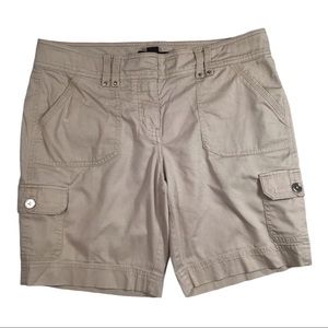 WHBM Bermuda Shorts Tan Sz 8